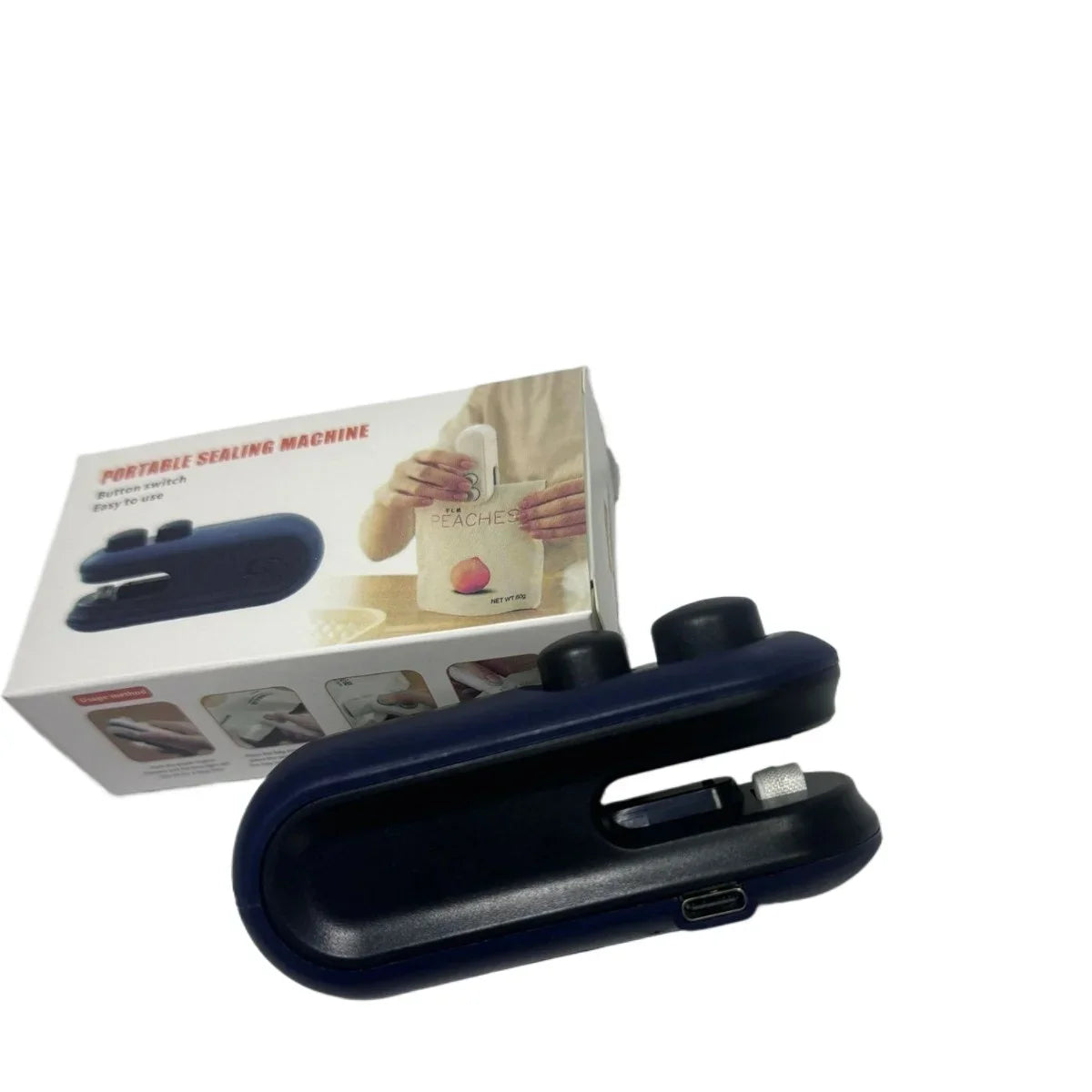USB  Portable Mini Sealer Sealer Snacks Home Use Rechargeable Sealer Vacuum Sealer Handheld Food Plastic Packaging Heat Sealer