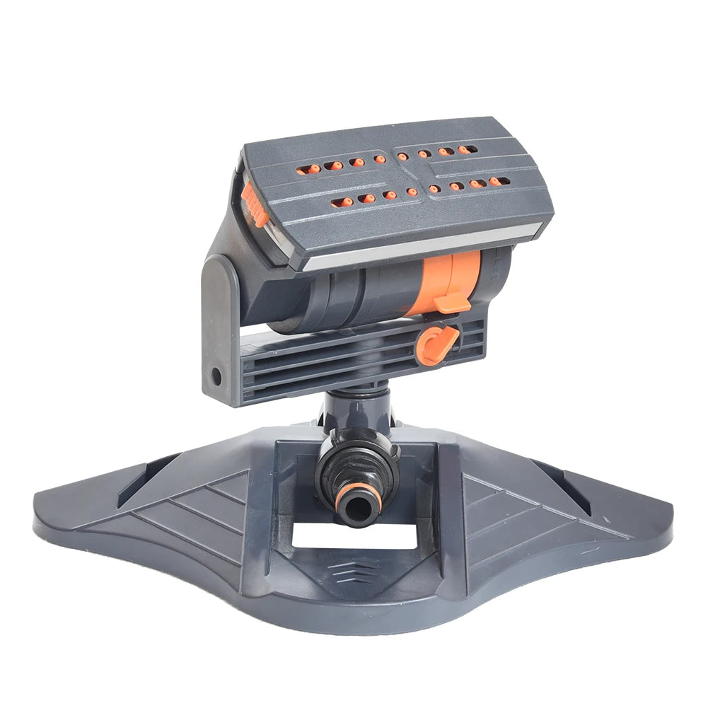 Oscillating Sprinkler Lawn Swing Sprinkler 16 Nozzles Garden Sprayer Adjustable Flow Watering Device for Plants Grasses Flowers