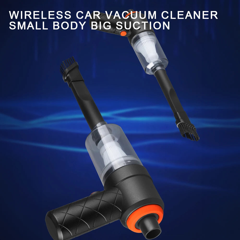 Wireless Car Vacuum Cleaner 120W Cordless Dust Handheld Auto Portabale Vacuum High-power Vacuum Cleaner For Home Office Car
