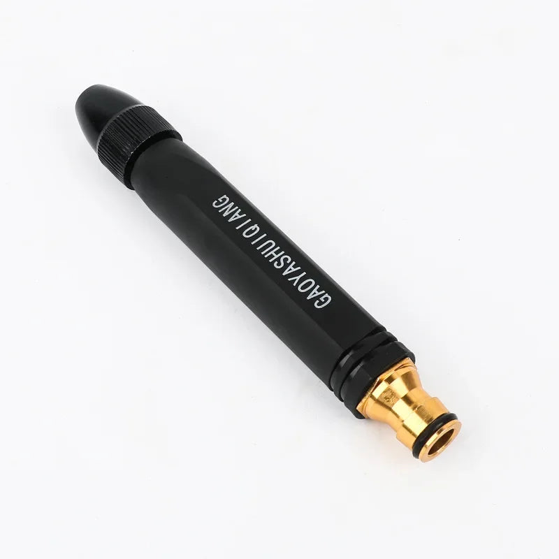 High-Pressure Water Gun Household Car Wash Water Black Car Wash Nozzle Diamond Water Car Wash Gun Watering Pipe