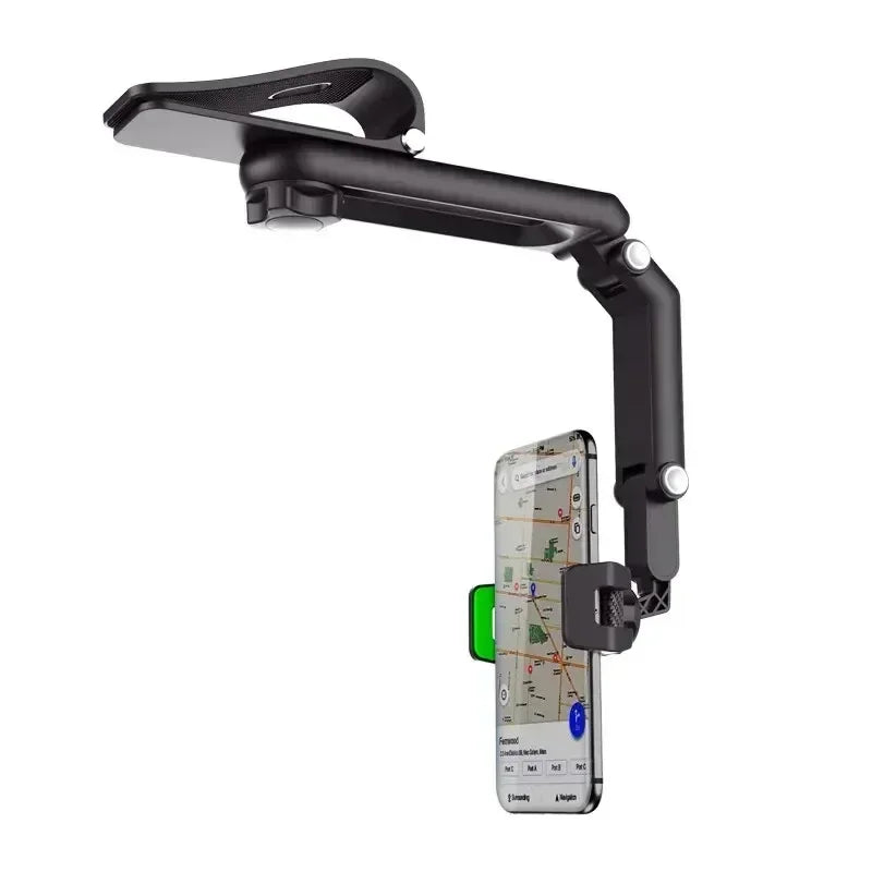 1080° Rotating Sun Visor Cellphone Car Holder Universal Phone Holder Multi-function Mobile For IPhone 7 Inch Support Telephone